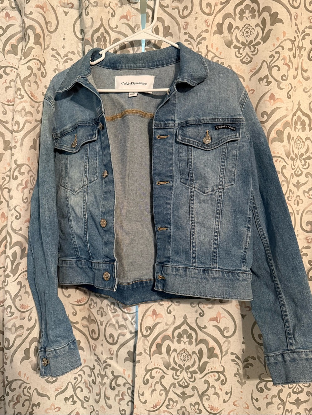Calvin Klein Jeans | Light Blue Denim Jacket 🧥✨ Size M - Picture 1 of 3